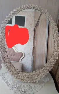 آینه وشمعدانی طرح نقره درحدنو