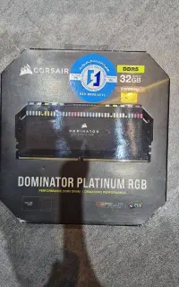 رم DDR5 و 32 گیگ 5200Mhz C40 کورسیر Dominator RGB