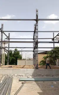 جوشکاری اسکلت فلزی سوله وسایبان