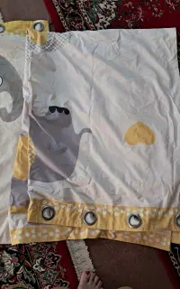 ست روتختی ده تیکه دوتا والان پرده نو نو فیل کوچولو
