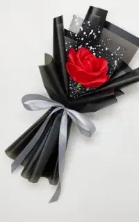 گل  رز روبانی مصنوعی
