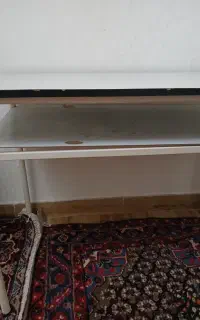 میز آهنی رویه ام دی اف دوطبقه