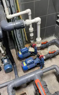 لوله کشی و تاسیساتی در چالوس پمپ اب تصفیه