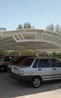 سایبان پارکینگ پوشش گلخانه و رمپ شیروانی حفاظ