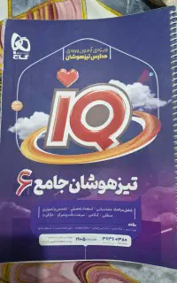 کتاب کار تیزهوشان آی کیو