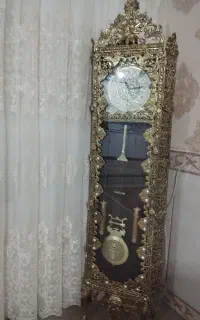 ساعت ایستاده برنز