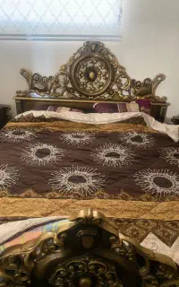 تختخواب سلطنتی چوب راش