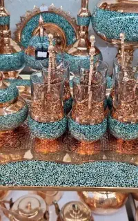سرویس چایخوری فیروزه کوب