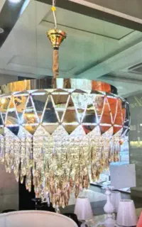 لوستر الماس طلا