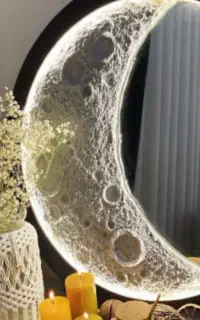 اینه دکوراتیو ماه