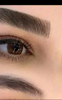 اف ویژه تاتو ابرو میکرو هاشور فیبرز و مدل کراتین
