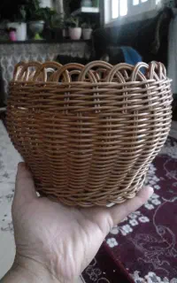 سلام سبد نان ومیوه وخمره گردو