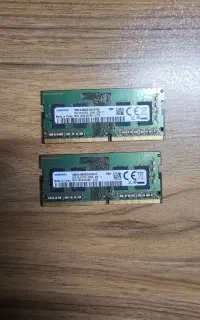 دو عدد رم 4 گیگ 2666 DDR4 samsung برای لپ تاپ