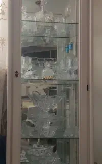 ویترین سالم رنگ سفید