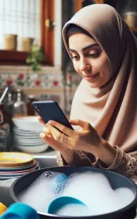 کار فقط با یه گوشی