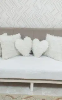شش عدد کوسن خز دار