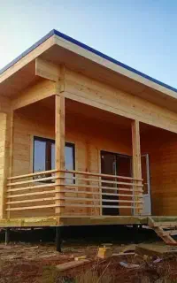 کلبه چوبی چوب سویسی درختی