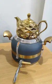 کتری قوری طوسی استیل ضد زنگ