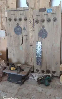 درب چوبی