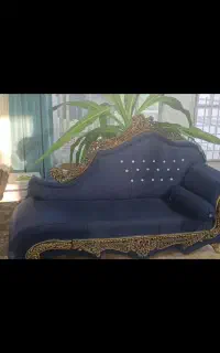 مبل شزلون سورمه ای