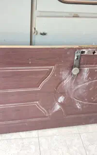 درب چوبی دولنگه