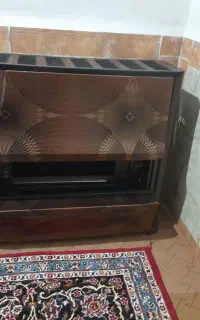 بخاری کباب پز سالم چهار پایه آهنی