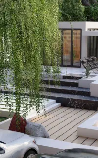 محوطه سازی ویلا، روف گاردن،باغ