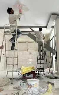 اجرای کناف لاین نوری برقکاری کناف رنگ کاری