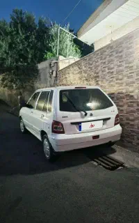 پراید ۱۱۱ بی رنگ و ضربه