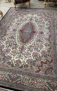 فرش خاطره کویر یزد طرح دستبافت