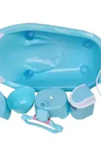 ست وان حمام کودک آبی