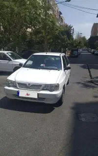پراید ۱۱۱ سفید سند تک برگ