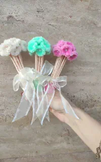 دسته گل پیپ پاکن