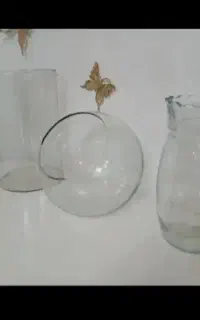 تنگ های  شیشه ای بزرگ