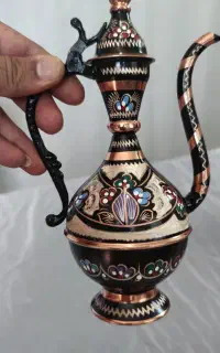 سینی،بشقاب،گلدان،قهوا خوری و جام مسی کار دست ترکیه