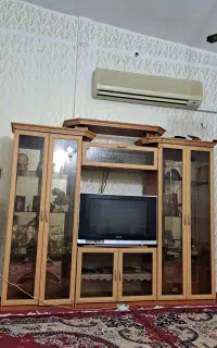 بوفه   و ویترین  و زیر تلویزیونی چوب