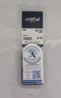 رم کامپیوتر ddr4 8GB Cl19 2666 mhz کروشیال