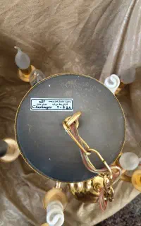 لوستر برنز پنج شاخه دو تایی