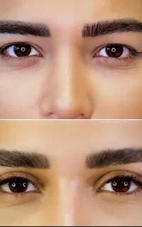 چشم گربه ای بساز با بلفارو