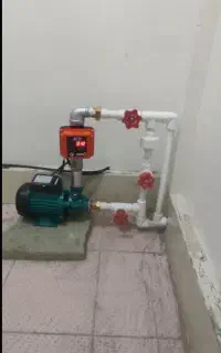 نصب پمپ آب و مخزن و آب گرم کن و تصفیه آب