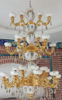 تولید انواع لوستر جهت مساجد تالارها ومنازل