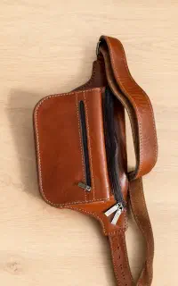 کیف کمری چرم ۱۰۰ درصد طبیعی
