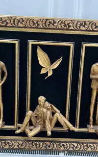 تابلو پولیستر جنس قاب چوب