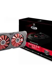 کارت گرافیک RX 580 تمیز و پیچ پلمپ