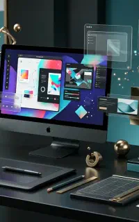 طراحی لوگو و بنر تبلیغاتی حرفه‌ای با AI