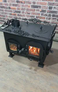 بخاری هیزمی ورق ۳ میل چوبی چوب سوز رنگ نسوز