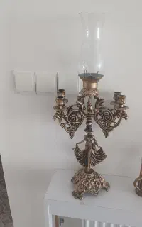 میز تی وی و آینه شمعدان