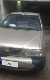 پراید 141SX بژ متالیک مدل 91 فوق‌العاده تمیز