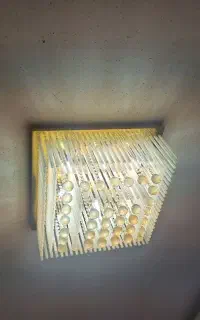 لوستر لوکس رنگ گوی ها شامپاینی