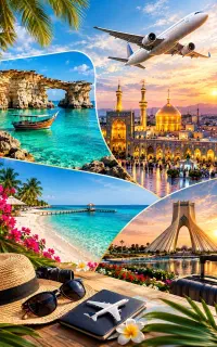 تور هوایی کیش ، قشم ، مشهد ویژه آخر تابستان